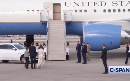 Ivanka Trump and Family Depart Florida for Washington (video)