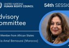 Morocco's Nadia Amal Bernoussi Elected to Head the Human Rights Council Advisory Committee in Geneva