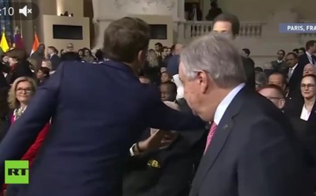 Macron Snubs Indian PM Modi’s Handshake at AI Summit in Paris