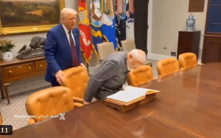 Indian Prime Minister Modi Becomes Second Global Leader After Netanyahu to Have His Chair Pulled by Trump