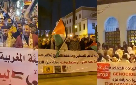 Morocco: Protests Erupt in Multiple Cities Against Israeli Strikes on Gaza