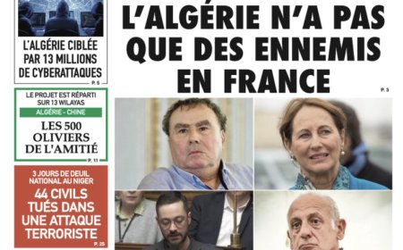Algerian State Newspaper El Moudjahid Praises French Figures Amid Rising Tensions with France