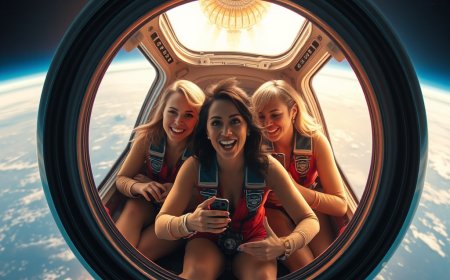 Katy Perry Soars to Space with All-Female Crew in Historic Blue Origin Mission