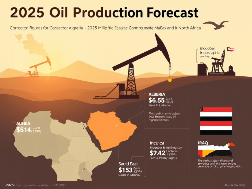 2025 Oil Production Forecast: Corrected Figures for Middle East and North Africa